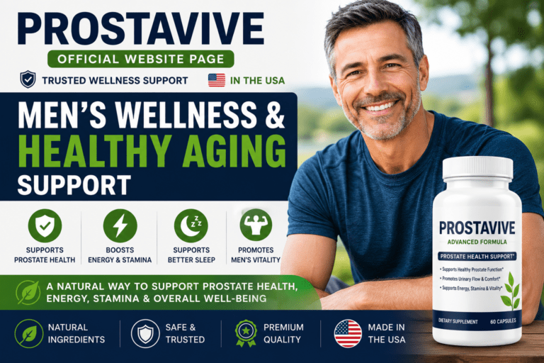 prostavive official website page