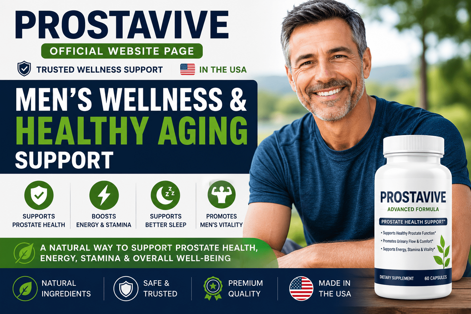 prostavive official website page