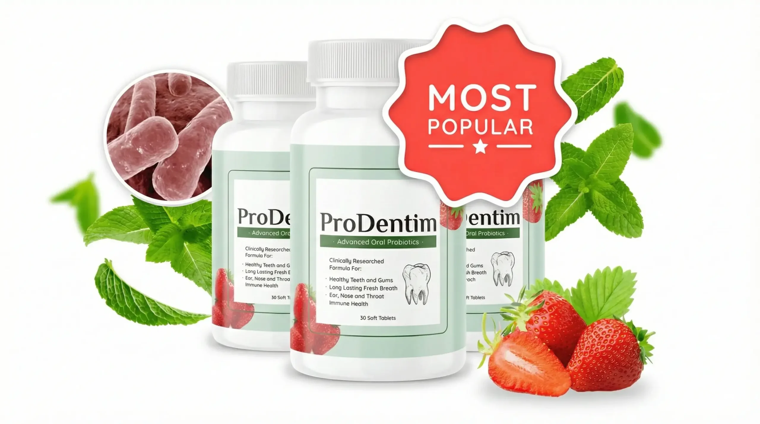 prodentim chewable tablets reviews: product package overview